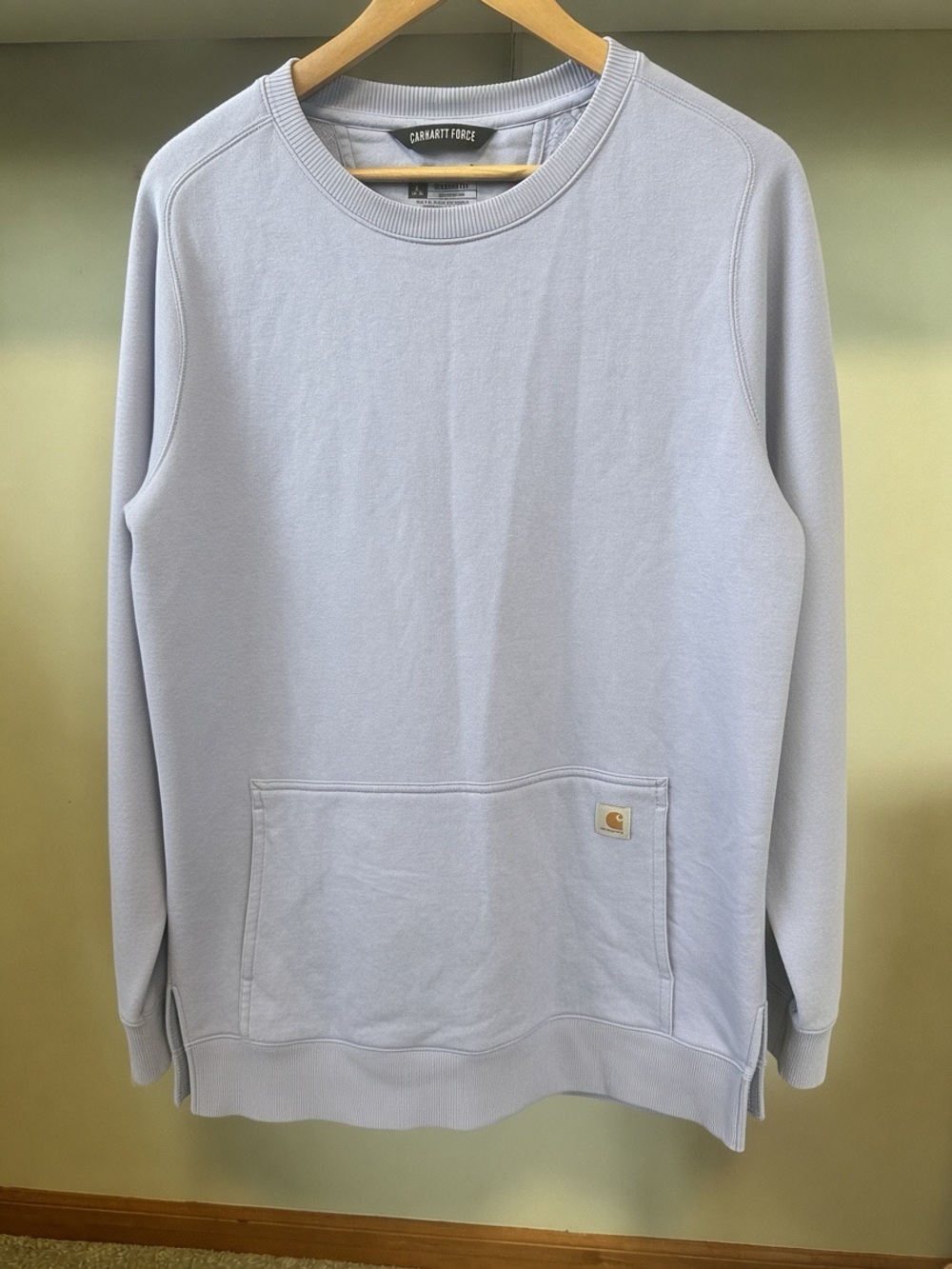 Carhartt Utility Force Relaxed Fit Crewneck Sweatshirt in Lavender Size L EUC